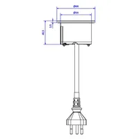 Bachmann PIX 1xCH T13 2 0m CH926.305T13 RAL9010