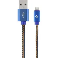 Gembird Cablexpert CC-USB2J-AMLM-1M-BL Lightning-Kabel Blau