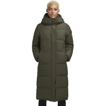 khujo Steppmantel "TIONE", Damen, Gr. M (38), grün (deep grün), Steppware, Obermaterial: 100% Polyester. Futter: 100% Polyamid. Füllung: 100% Polyester, unifarben, knielang, Mäntel Steppmantel, Wärmende und pflegeleichte Steppqualität