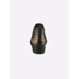 Heine Stiefelette in camel-schwarz | Gr.: 38