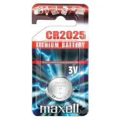 Flache Maxell-Lithiumbatterien 3 V  Cr2025