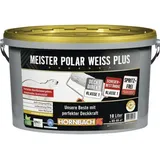 HORNBACH Wandfarbe Meister Polarweiss Plus weiß spritzfrei konservierungsmittelf