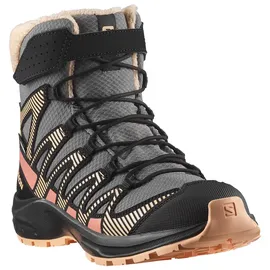 Salomon XA Pro V8 Winter CSWP Kinder Pewter/Black/Peach Fuzz 37