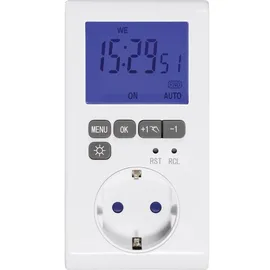 Sygonix SY-3057190 Steckdosen-Zeitschaltuhr digital Wochenprogramm 3680 W IP20 Countdown-Funktion, Timer-Funktion