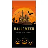 Europalms Halloween Banner, Geisterhaus, 90x180cm