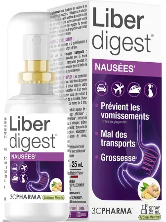 3C Pharma Liberdigest Spray Gegen Übelkeit 25ml