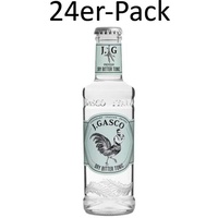 24er-Pack J.GASCO Dry Bitter Tonic,Erfrischungsgetränk auf Chininbasis,Glas 20cl
