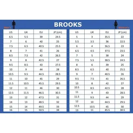 Brooks Ghost 16 - Hr., white/peacoat/orange 45 1⁄2