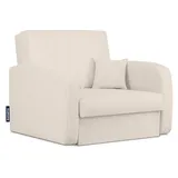 KONSIMO Relaxsessel TILUCO Relaxsessel Schlafsessel Kindersofa, hergestellt in der EU, mit Schlaffunktion, mit Bettkasten, Liegesessel braun