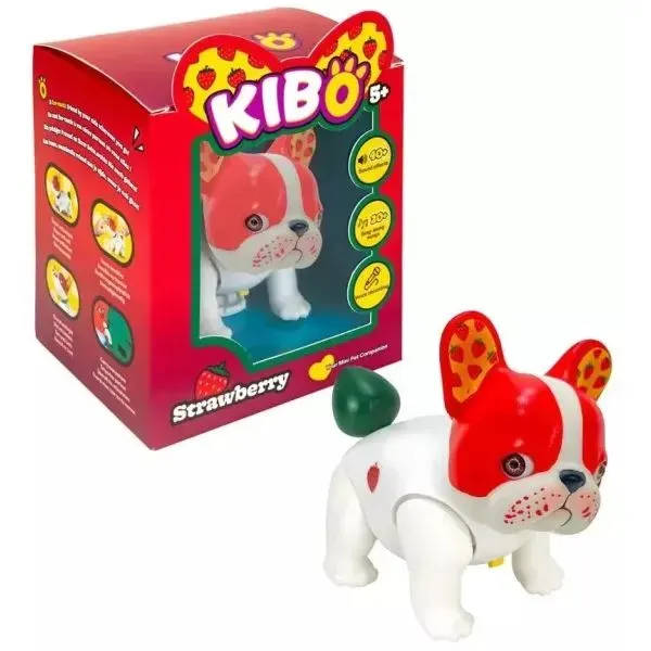 Kaboom Kibo – interaktiver French-Bulldog-Hund: Strawberry