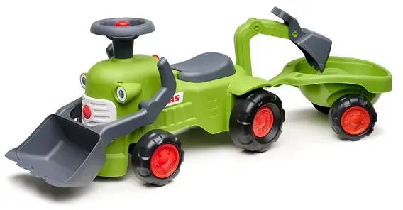 Traktor mit Lenkrad, Hupe und Zubehör Claas Vintage