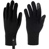 Buff Merino Midweight Handschuhe Schwarz L