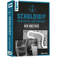 Schuldig?! Dein Urteil entscheidet – Der Absturz. Krimispiel in 50 Karten