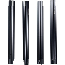 Nordisk Midgard 9.2/20 Large Entrance Spare Pole Set (2 Pcs) Alu neutral