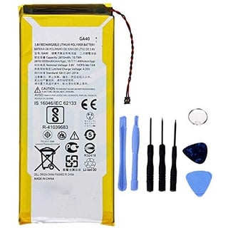 Akku kompatibel mit Motorola Moto G4 Plus GA40 XT1622 XT1625 XT1641 XT1644+ mit hoher Kapazität 3000 mAh inklusive Demontage-Set