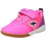 KANGAROOS Unisex Kinder Super Court Ev Sneaker, Neon Pink Fuchsia 6211, 32 EU