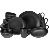 CreaTable CreaTable, Geschirrset, Magic Black (20 Stück)