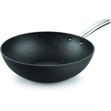 Tescoma 602646 wok, Antihaftbeschichtung in Steinoptik, grau