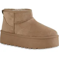VAN HILL Plateau Boots in Khaki