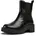 Damen Docky Chelsea Stiefeletten Stiefel Schwarz 41 EU