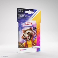 Gamegenic Marvel Champions FINE ART Sleeves - Rocket Raccoon (Einzelpack)