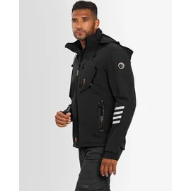 Arctic Seven Jacke ASColori in Schwarz-Orange | Gr.: XXL,