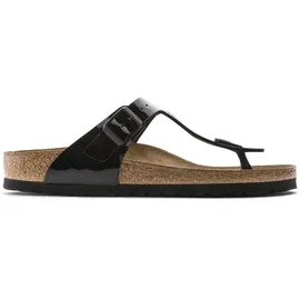 Birkenstock Gizeh Birko-Flor Lack schwarz lack 36