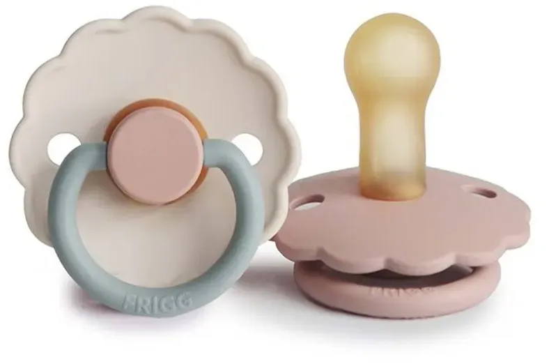 FRIGG Daisy Size 2:6-18 months Schnuller Blush/Cotton candy 2 St.
