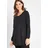 bonprix Longshirt Schwarz L