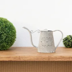 Moritz Zinn Krug Dekoration Kanne zum Bepflanzen Vintage Shabby für Blumen Nostalgie