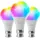 Nanoleaf Smart A19 Bulb 800Lm 9W B22 warmweiß 3 St.