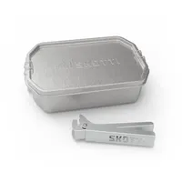 Skotti Edelstahlbox 1 l Silber/Weiß