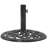vidaXL Sonnenschirmständer Bronze 12 kg 48 cm Gusseisen