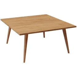 Skye Decor, Leyman- LeymanMDD, eichenfarbig, Couchtische, 42x80x80 cm, 100% Melaminbeschichtete Partikelplatte