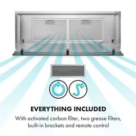 Klarstein High Line Deckenhaube 90 cm schwarz