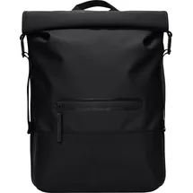Rains Trail Rolltop Rucksack Schwarz