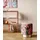 Kare Hocker Cherry Peacock Polyester Ø32 cm Rosa