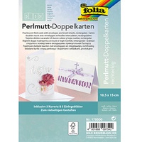 Folia 10 folia Faltkarten mit Briefumschlägen pastell DIN A6