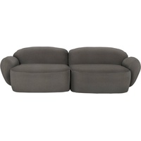 furninova 2,5-Sitzer Bubble, komfortabel durch Memoryschaum, im skandinavischen Design grau