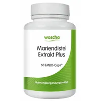 Woscha Mariendistel Extrakt Plus - 60 Kapseln (72,86 EUR/100 g)
