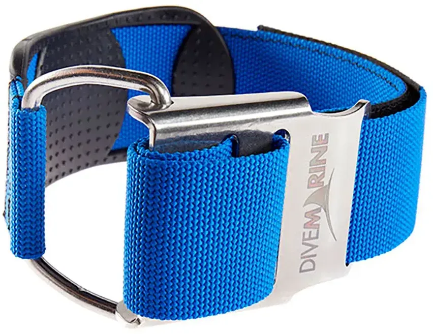Divemarine Edelstahl Flaschengurt Für Tauchen - Blue - 10-12-15L