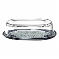LEONARDO Butterdose MATERA (LBH 12.60x20.60x7.70 cm) - grau -