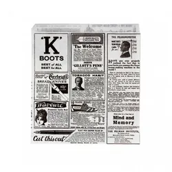 500 Stk. Fettabweisendes Zeitungspapier für Hamburger (17x17cm) Ref PSK/TIMES