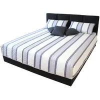 Westfalia Schlafkomfort Polsterbett, schwarz, B:190cm L:210cm, Bezug Bett: Microfaser