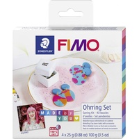 STAEDTLER Fimo Soft DIY-Set Statement Ohrringe pazifikblau