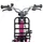 vidaXL Kinderfahrrad 18 Zoll rosa/schwarz