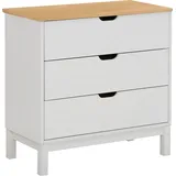 OTTO home Post 76 x 75 x 39 cm Beige / Weiß