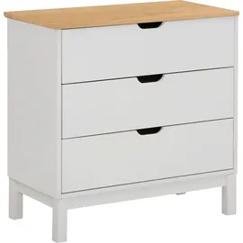 OTTO home Post 76 x 75 x 39 cm Beige / Weiß