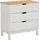 OTTO home Post 76 x 75 x 39 cm Beige / Weiß