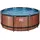 EXIT TOYS Wood Pool 360 x 122 cm inkl. Sandfilterpumpe